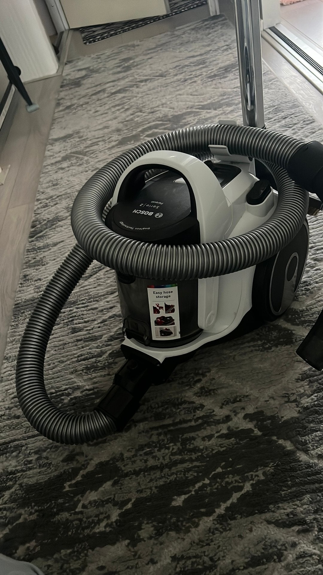 Bosch serie 2 Parquet zakloze stofzuiger, Ophalen of Verzenden, Zo goed als nieuw