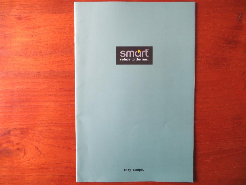 Smart City-Coupé (juni 1998) met bijlage: prijslijst, e.d., Ophalen of Verzenden, Zo goed als nieuw, Overige merken