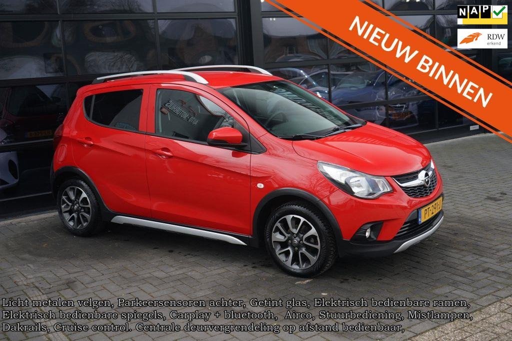 Opel KARL 1.0 Rocks Online Edition, PDC, Carplay, Airco, ele, Auto's, Voorwielaandrijving, 839 kg, Stof, Gebruikt