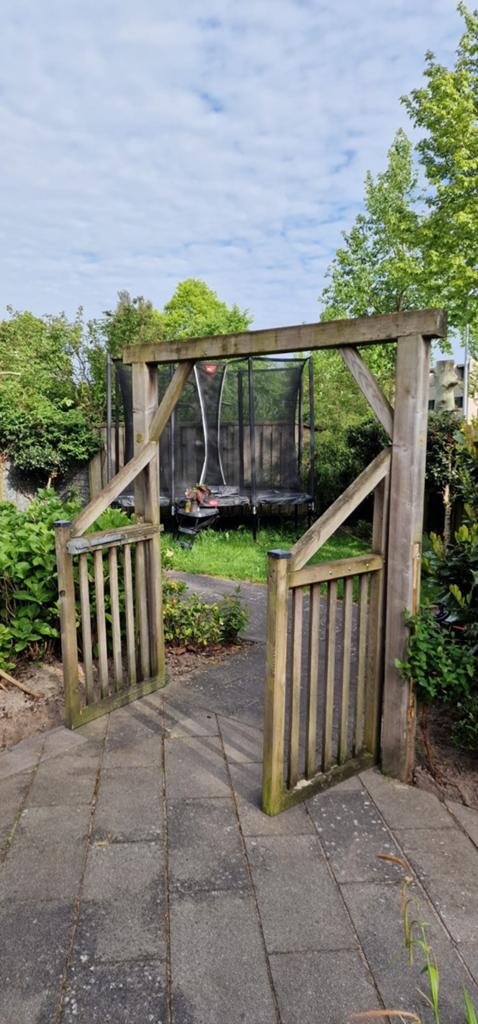 Houten Grenen of Vuren hout schutting & hek, Ophalen, Hout, Minder dan 3 meter, 1 tot 2 meter