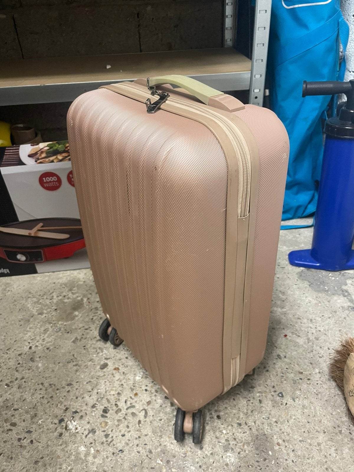 Koffertje handbagage, Ophalen, 50 tot 60 cm, Hard kunststof, Zo goed als nieuw