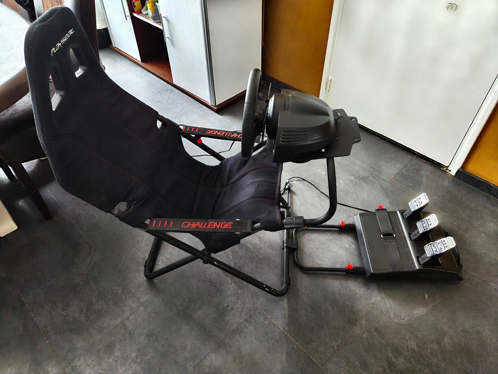 Stuur en pendalen Raceseat Xbox Series S/X & PC, Racestoel, Gebruikt, Xbox, Ophalen of Verzenden