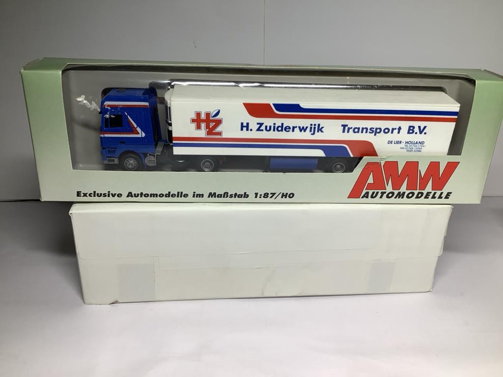 1:87 AMW H. Zuiderwijk Transport B.V. DAF Truck met Trailer, Ophalen of Verzenden, Nieuw, Bus of Vrachtwagen, AWM