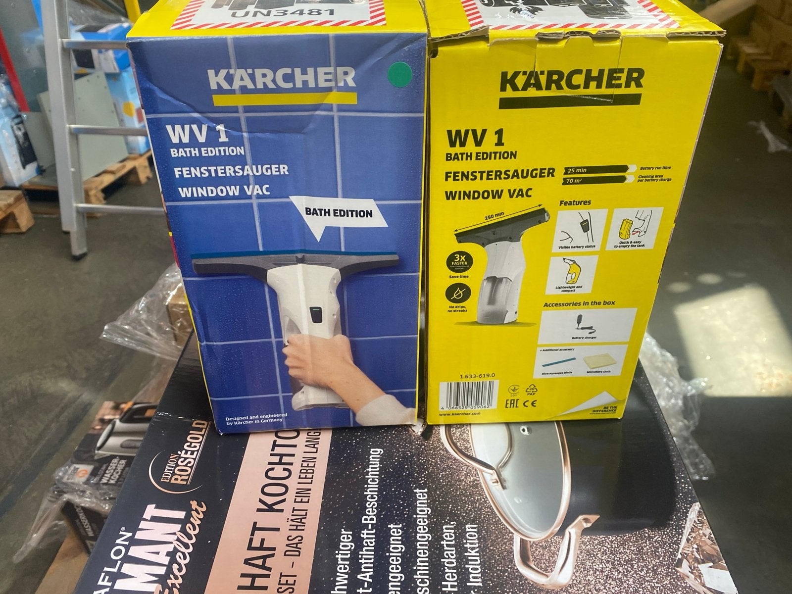 Kärcher WV 1 Bath Edition Window Vac - Nieuw in doos, Huis en Inrichting, -, -, Ophalen of Verzenden, Raamwisser of Trekker