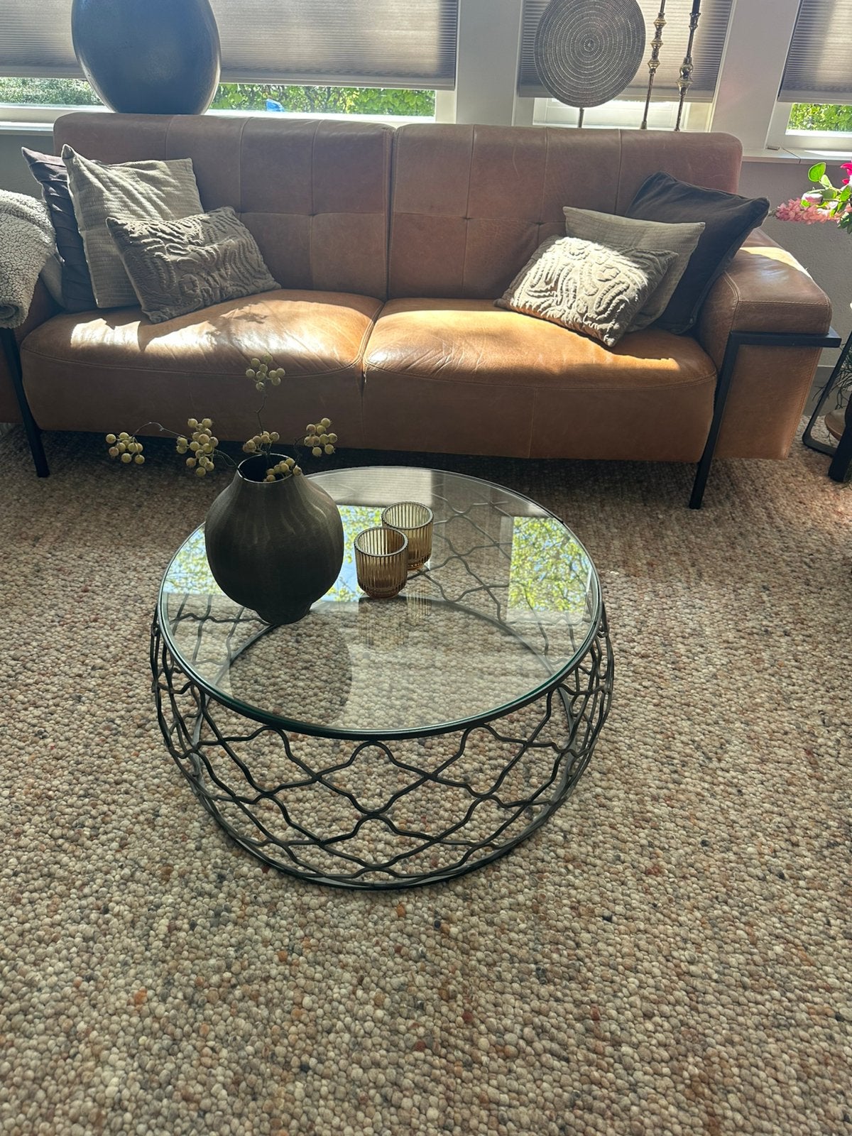 Salontafel, Huis en Inrichting, Tafels | Salontafels, Ophalen, 100 tot 150 cm, 50 tot 100 cm, Zo goed als nieuw