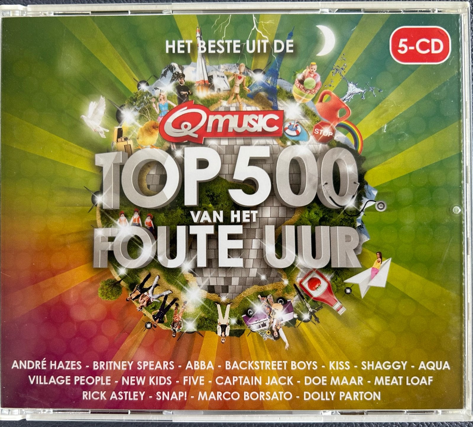 Qmusic Top 500 van het Foute Uur 2014 - 5 CD Boxset, Ophalen of Verzenden, Zo goed als nieuw, Pop, Boxset