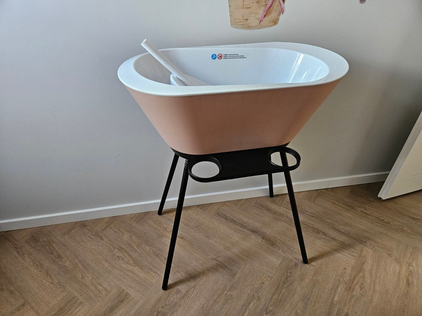 Bébé-jou Sense Badje met Badstandaard en Badzitje, Ophalen, Zo goed als nieuw, Badje, Bébé-jou