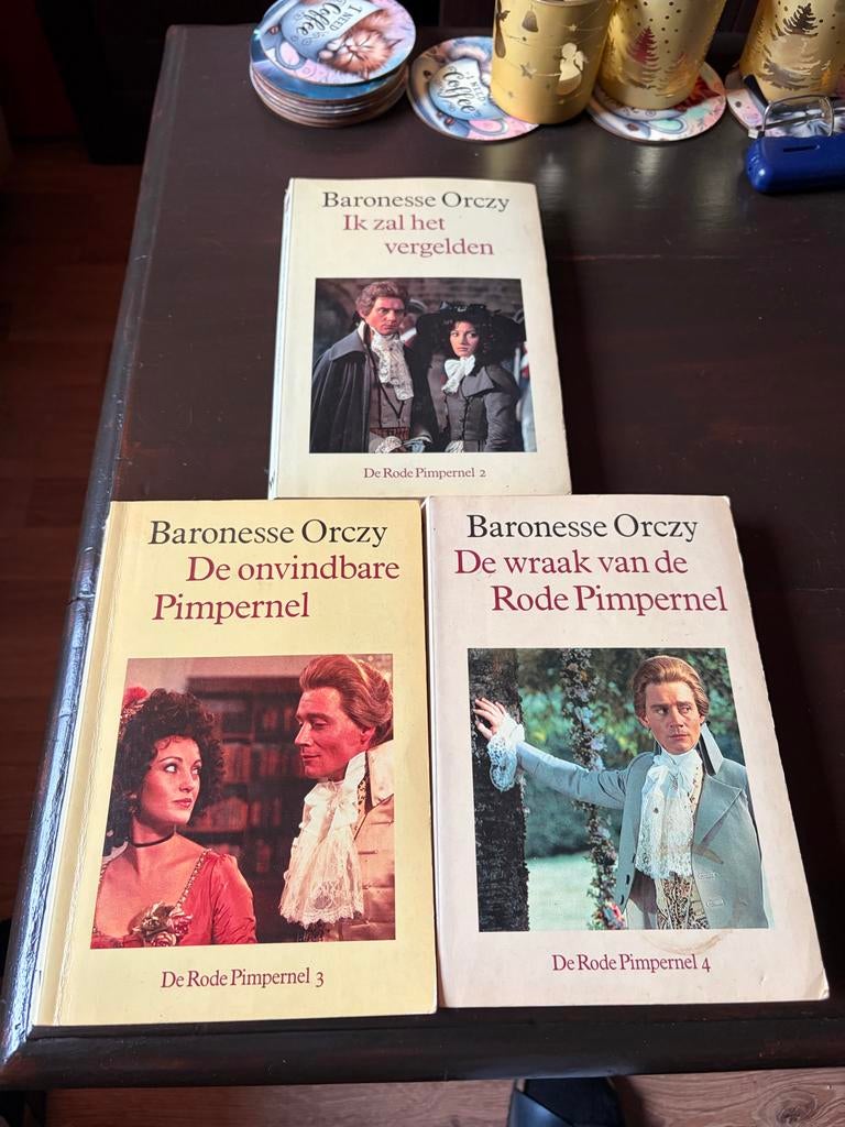 De Rode Pimpernel serie - Baroness Orczy (3 boeken), Boeken, Ophalen of Verzenden, Gelezen