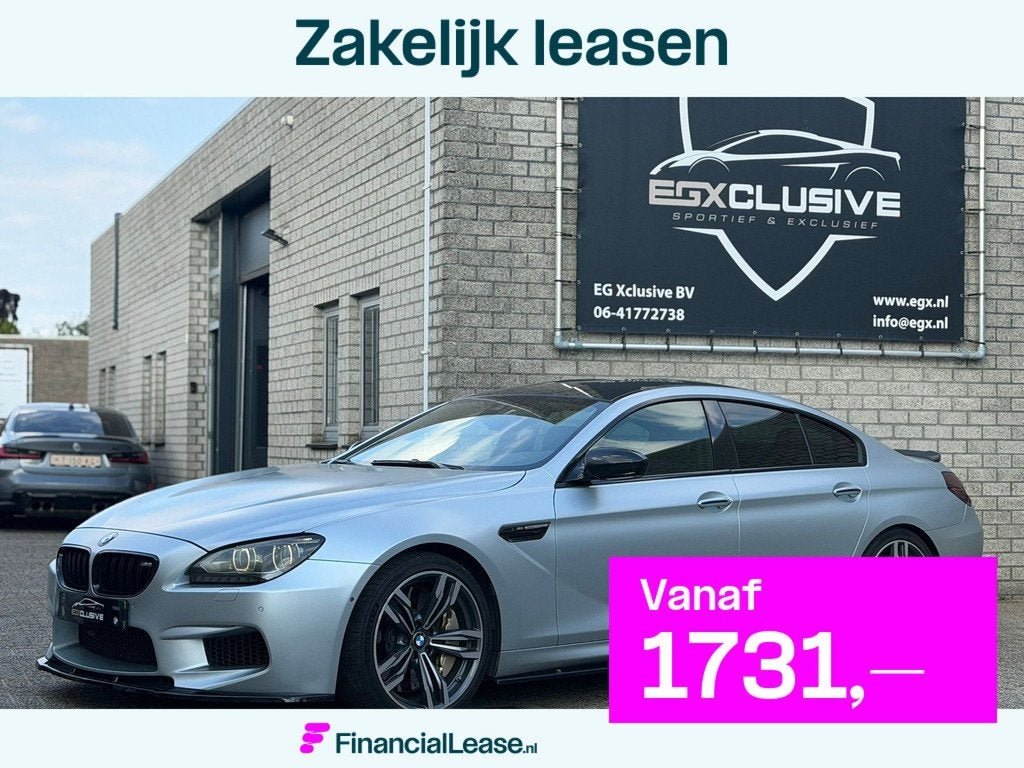 BMW 6-serie Gran Coupé M6 Competition Package CARBON |CAMER, Auto's, BMW, Bedrijf, Lease, Financial lease, 6-Serie Gran Coupé