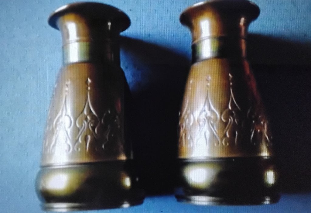 2 antieke vazen Daalderop KMD Tiel, Antiek en Kunst, Ophalen