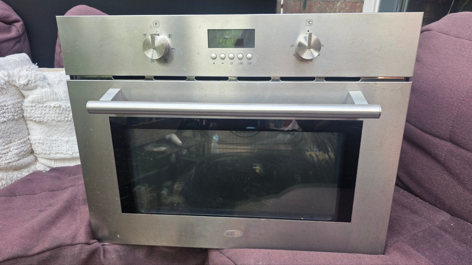 Boretti BCM45 Combi-oven met Magnetron, Witgoed en Apparatuur, Ovens, Gebruikt, Inbouw, Combi-oven, Boretti, 45 tot 50 cm, 45 tot 60 cm