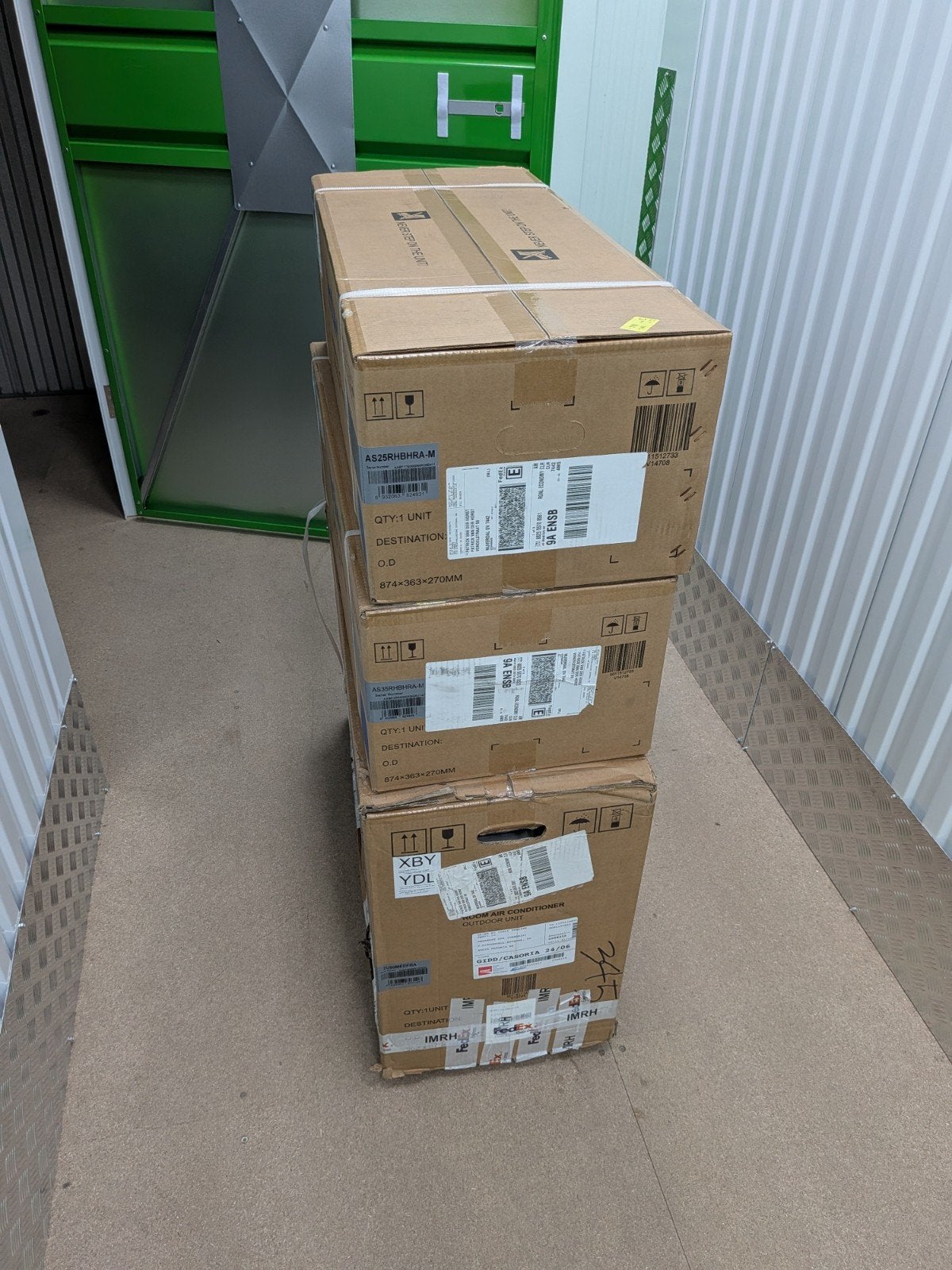 Haier Wandairco met buitenunit - Nieuw in doos, Ophalen, Koelen en Ontvochtigen, Minder dan 60 m³, Nieuw