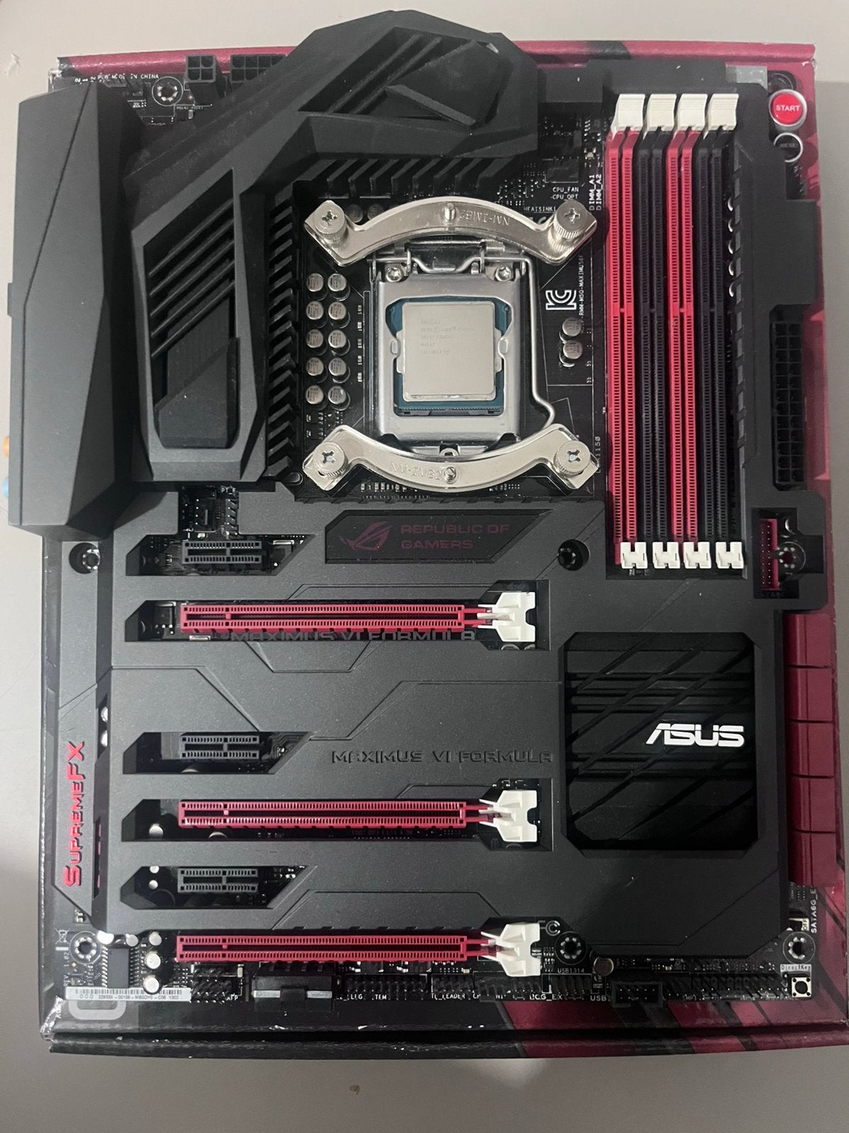 ASUS ROG Maximus VI Formula + i7-4770K + Noctua NH-D15, Computers en Software, Ophalen, Zo goed als nieuw, Intel, DDR3