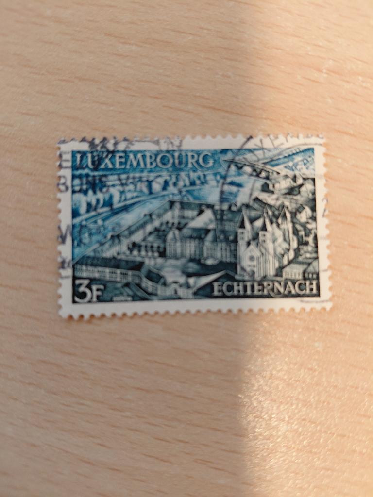 1969 Luxemburg abdij van Echternach., Verzenden, Luxemburg
