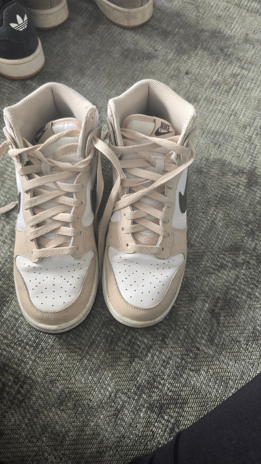 Nike Dunk High Up sneakers - Zo goed als nieuw, Kleding | Dames, Wit, Nike, Ophalen of Verzenden, Sneakers of Gympen