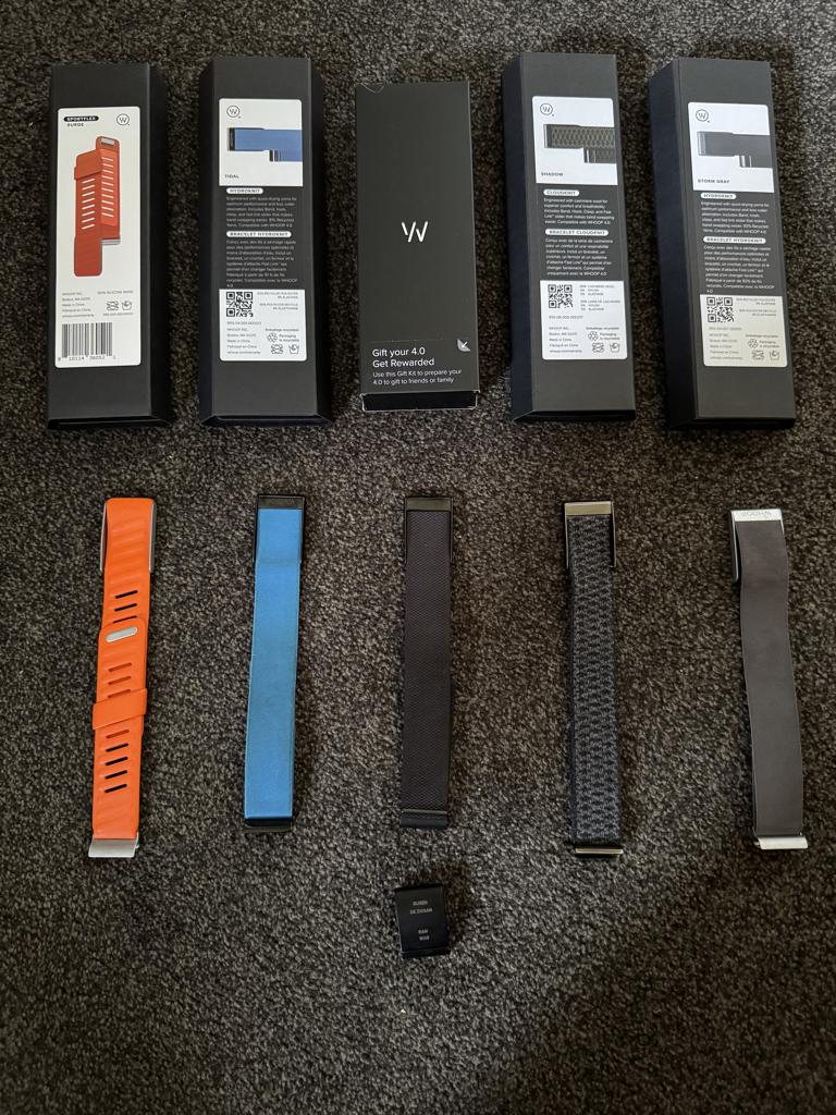 Complete Whoop 4.0 inclusief 2 niet gedragen bandjes, Sieraden, Tassen en Uiterlijk, Activity trackers, Zo goed als nieuw, iOS