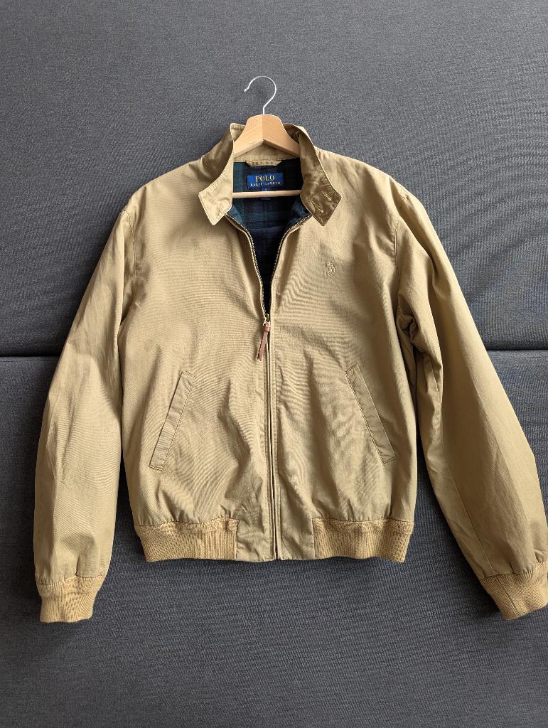 Polo Ralph Lauren Harrington Jacket Mens (Tan, Size S), Ophalen, Beige, Ralph Lauren, Zo goed als nieuw