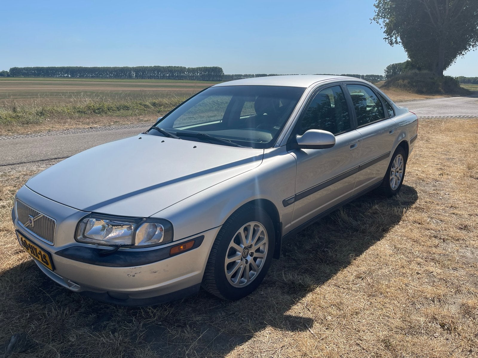 Volvo S80 2.4 170PK AUT 2002 Grijs, Auto's, Volvo, 1800 kg, 1504 kg, 2435 cc, Particulier