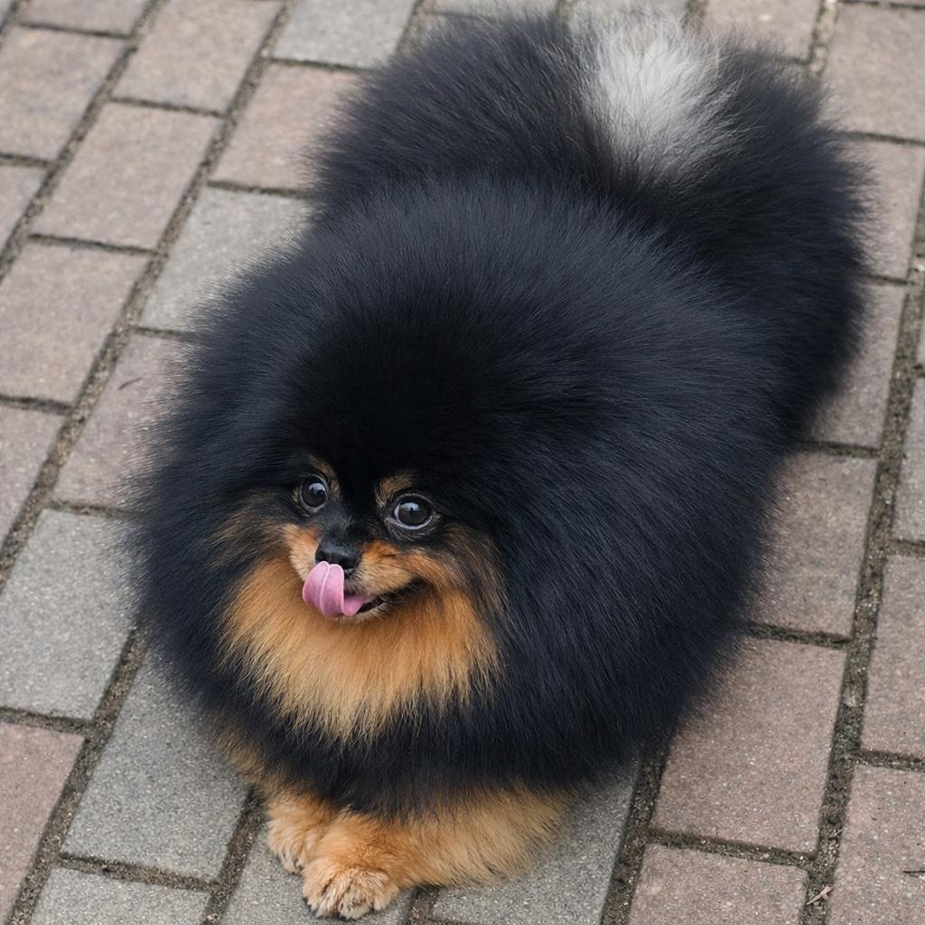 Pomerianan dekreu SM/CM/PL vrij met stamboom, Reu, 1 tot 2 jaar, Parvo, Eén hond