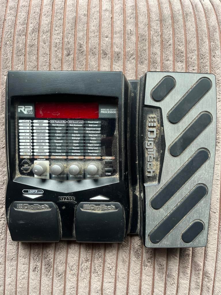 Digitech RP255 Gitaar Multi-Effect Processor, Ophalen, Gebruikt, Distortion, Overdrive of Fuzz