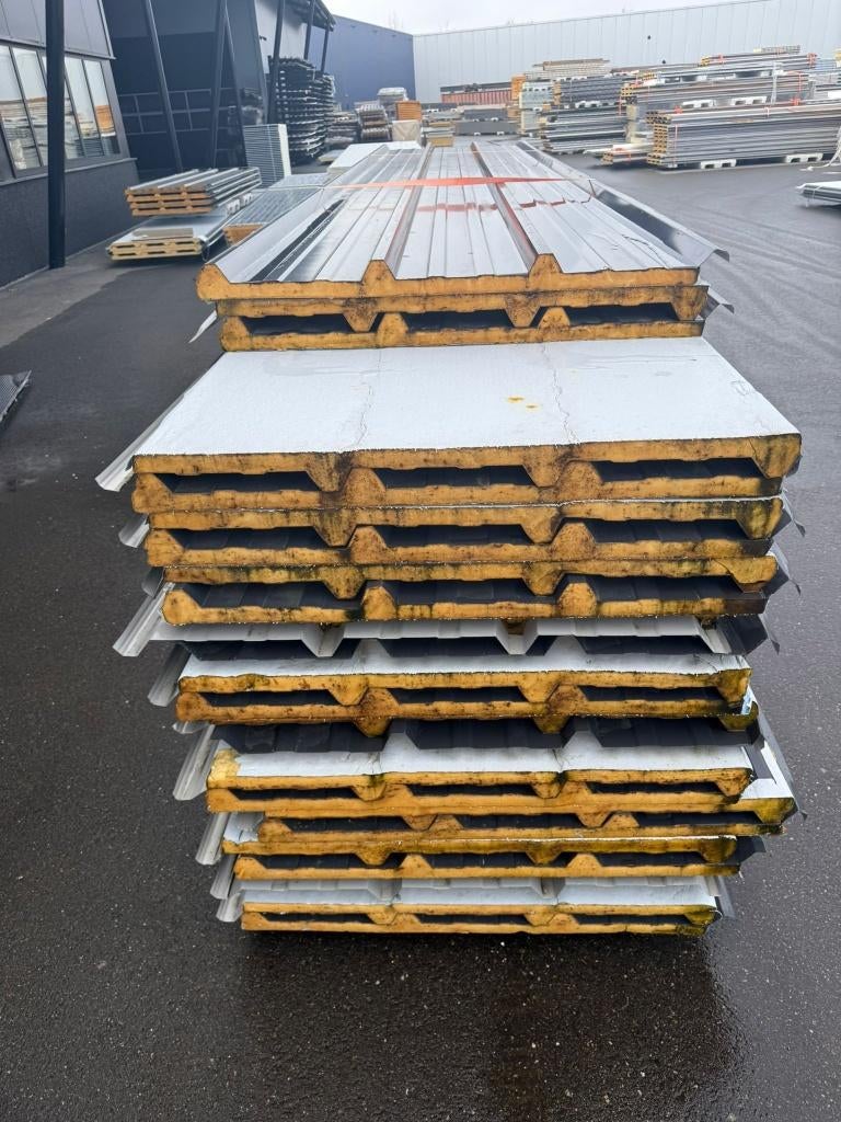 C-keus Dakpanelen 30mm Antraciet 6,1mtr, Ophalen of Verzenden, Gebruikt, Overige materialen, 20 tot 50 mm