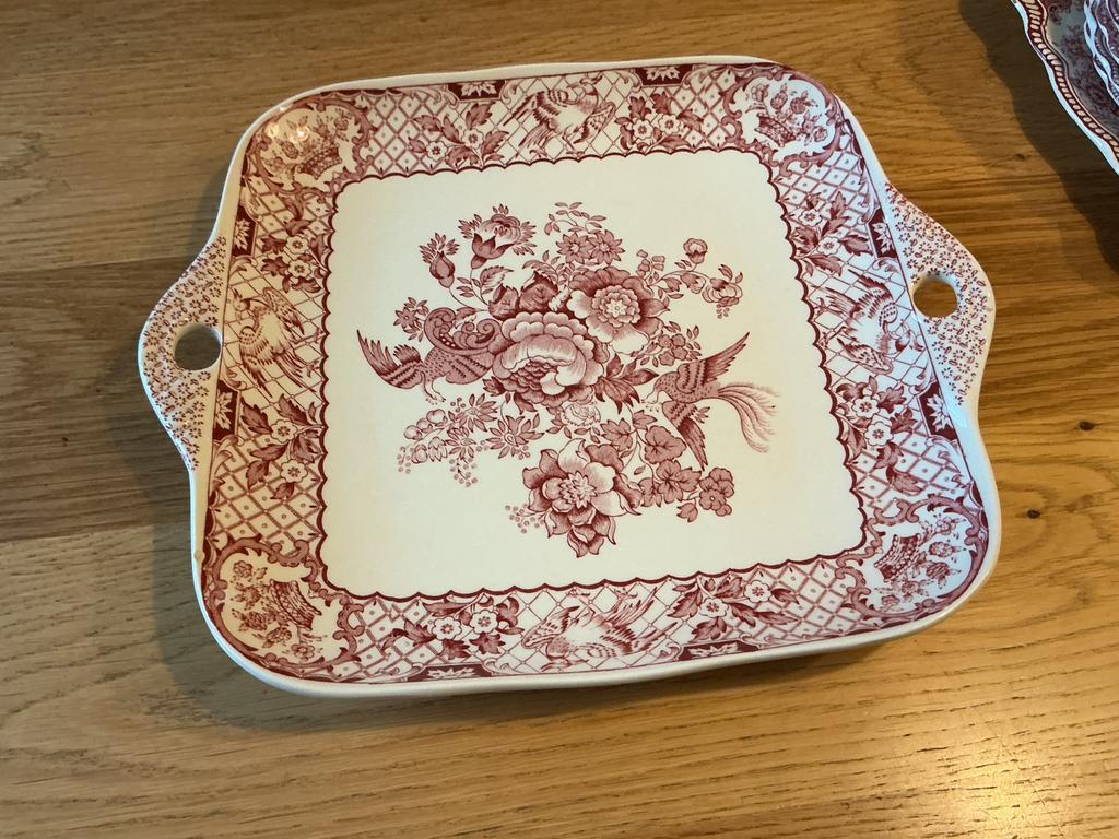 Prachtige vierkante schaal Mason’s, Ophalen of Verzenden