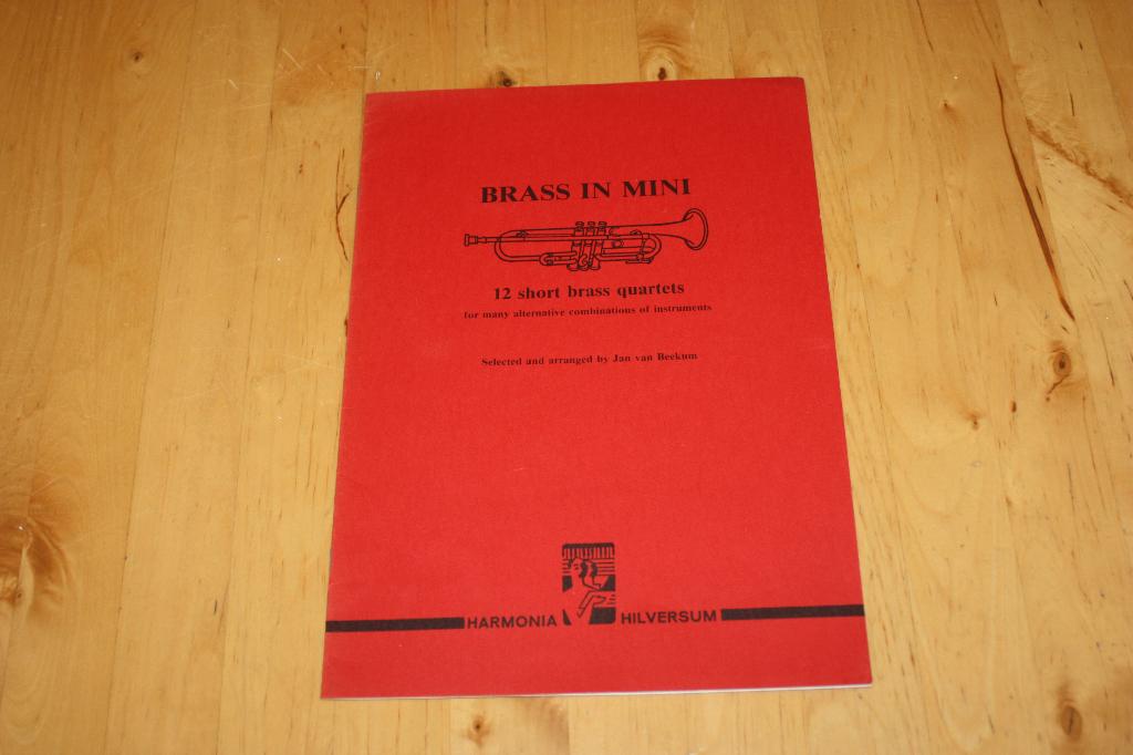 Brass in mini 12 short brass quartets Jan van Beekum trompet, Gebruikt, Overige genres, Ophalen of Verzenden, Artiest of Componist