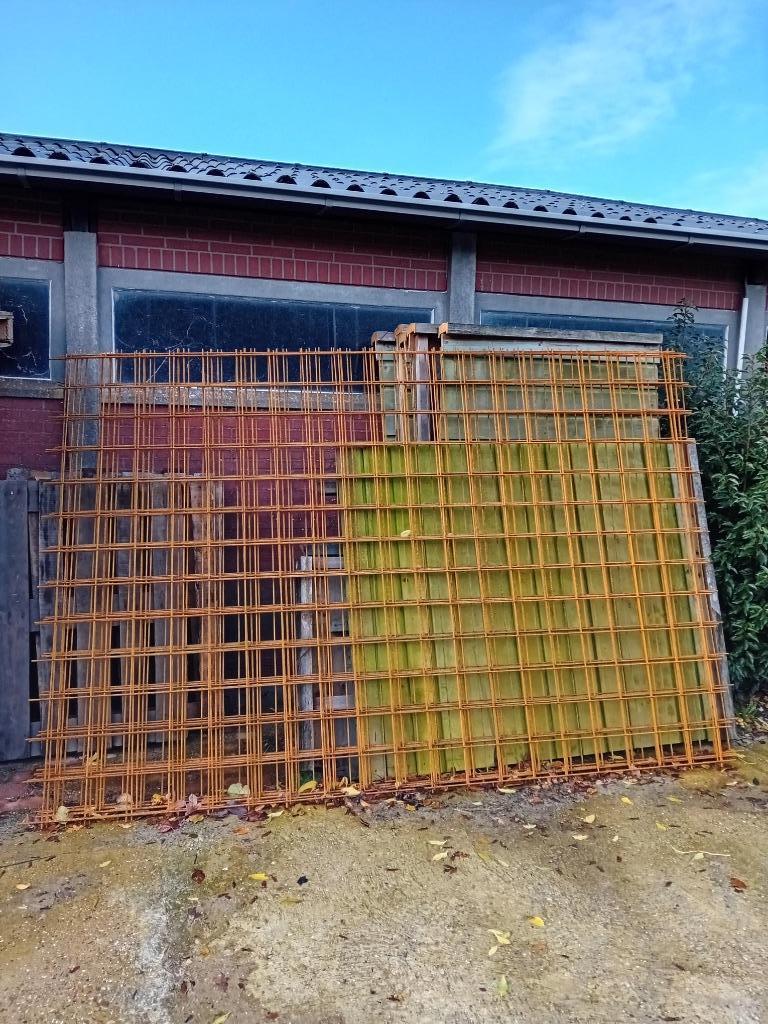 6 betonmatten, Ophalen, Nieuw, IJzer