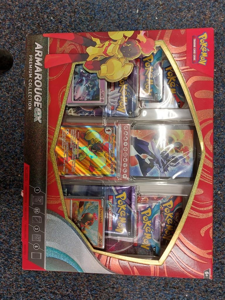 Pokemon armarouge ex premium collection sealed, Ophalen, Nieuw, Meerdere kaarten, Foil