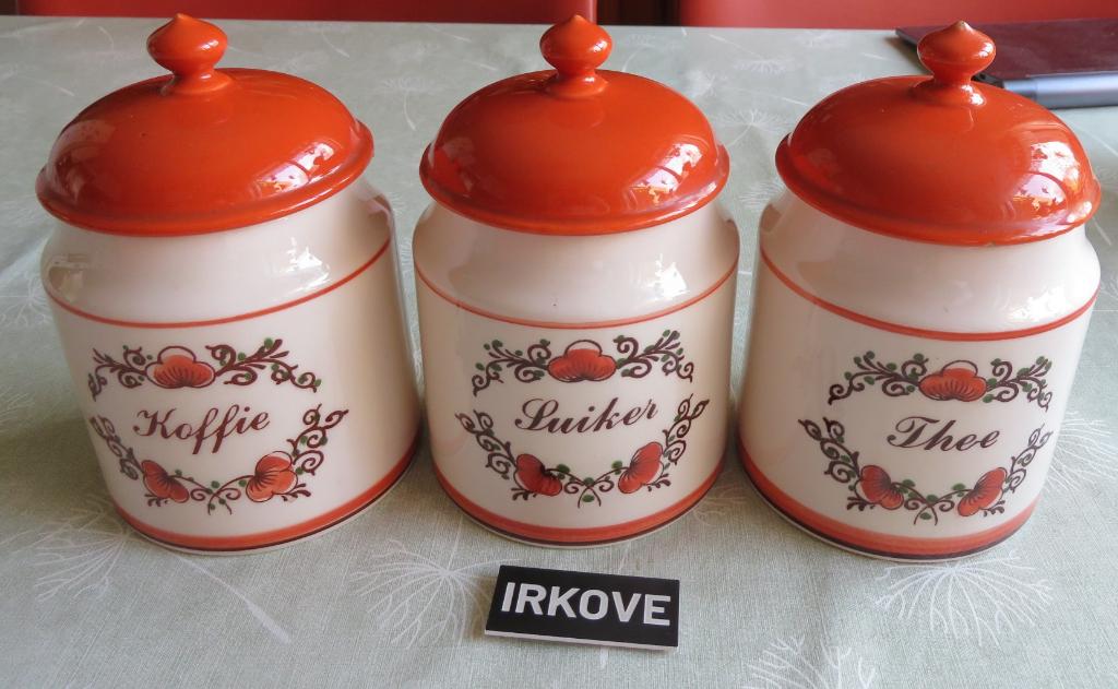 ZENITH RETRO! * VOORRAAD POTTEN * Drie Stuks *, Antiek en Kunst, Antiek | Keukenbenodigdheden, Verzenden