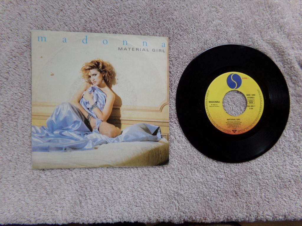 MADONNA - material girl, Cd's en Dvd's, Vinyl Singles, Gebruikt, Single, Pop, 7 inch, Ophalen of Verzenden