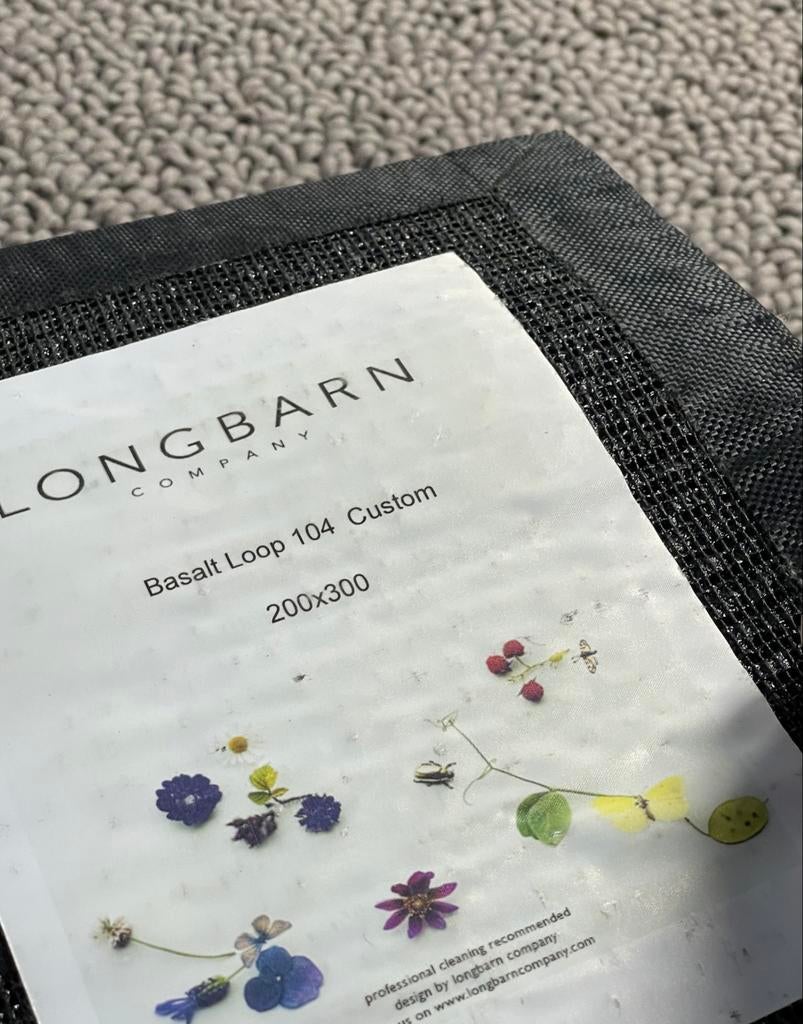 Brink en Campman Longbarn Basalt Loop tapijt >50 % korting, Ophalen, Nieuw, Rechthoekig, 200 cm of meer