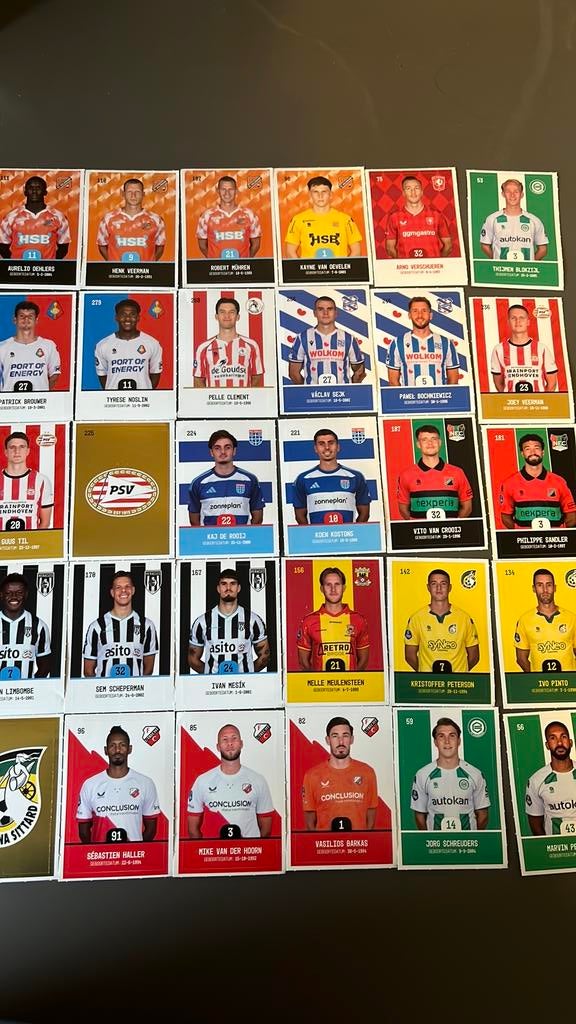 Eredivisie spelers 2025-2026 plus actie, Plus, Ophalen of Verzenden