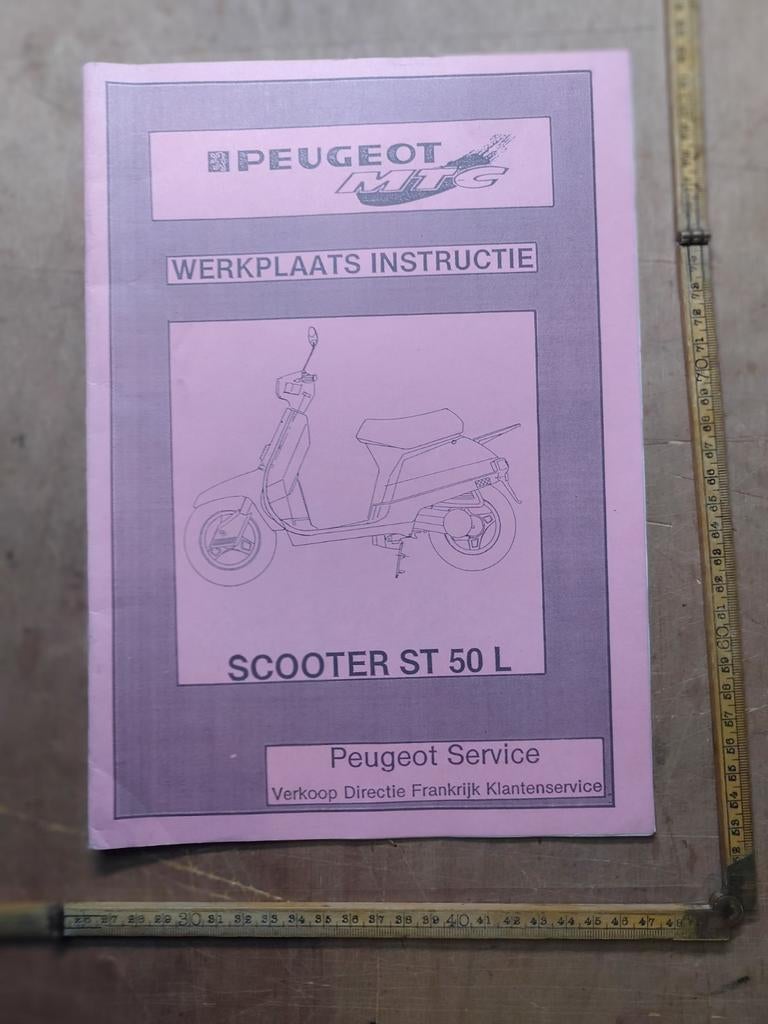 Werkplaatshandboek Peugeot St50L, Ophalen of Verzenden, Zo goed als nieuw