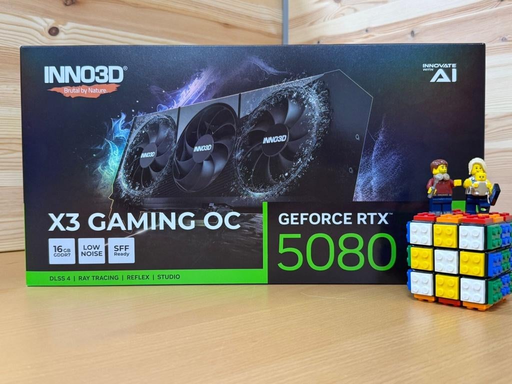 INNO3D GeForce RTX 5080 X3 GAMING OC Videokaart, Computers en Software, Videokaarten, GDDR6, Nieuw, Ophalen of Verzenden, HDMI