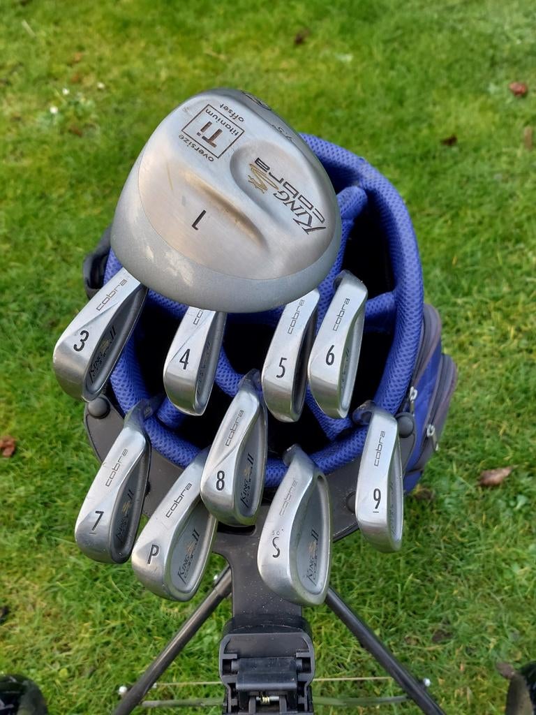 Golfset (R-Flex): King Cobra II, inclusief Trolley + Cartbag, Ophalen of Verzenden, Gebruikt, Set