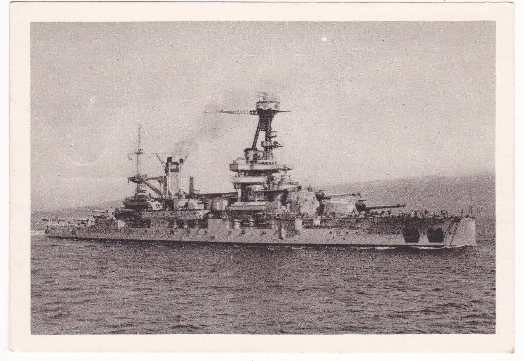 Frans marine Schip - Slagschip - Lorraine(?), Ophalen of Verzenden, Gebruikt, Kaart, Foto of Prent