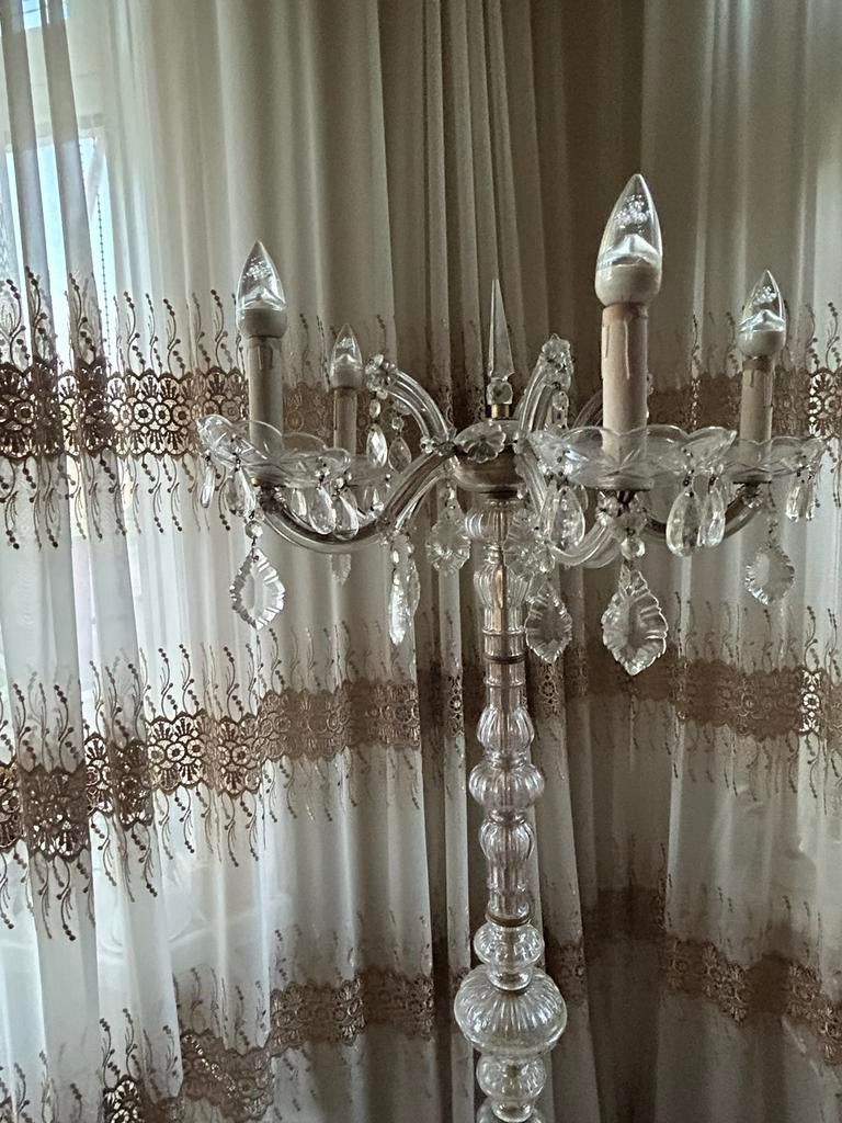 Elegante  vloerlamp, Ophalen, Zo goed als nieuw, Marie Therese., Glas