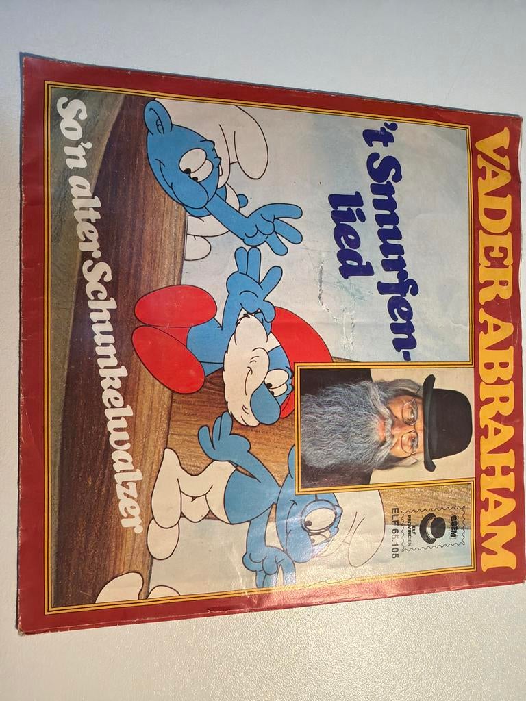 Vader Abraham - 't Smurfenlied Single, Cd's en Dvd's, Vinyl Singles, Gebruikt, 7 inch, Single, Ophalen of Verzenden