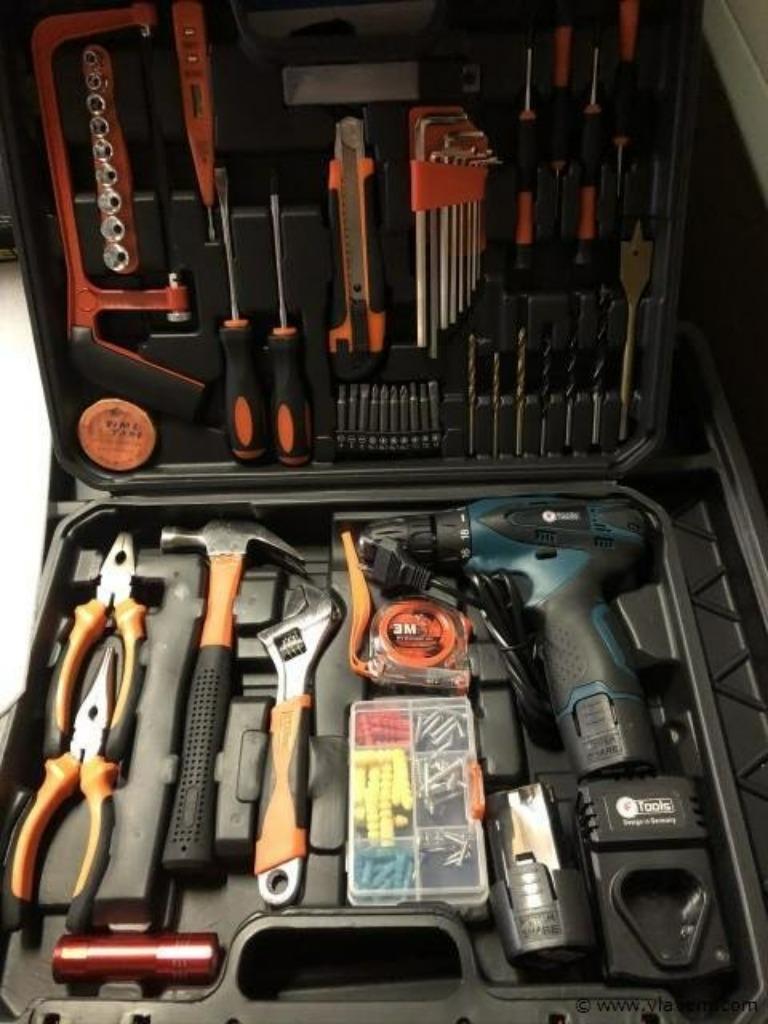 Boormachine met diverse tools | F-Tools | NIEUW uit voorraad, Ophalen, Nieuw, X, X