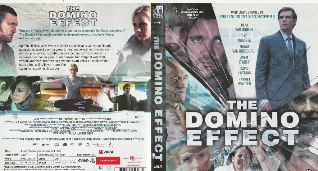 The domino effect blu ray ( ned. ondert. ), Ophalen of Verzenden, Zo goed als nieuw, Drama
