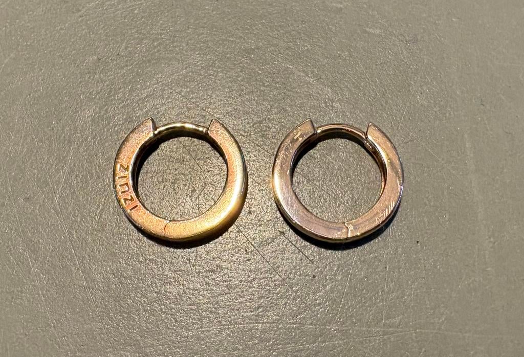 Zinzi oorbellen/oorringen, Verzenden, Zo goed als nieuw, Goud, Zilver