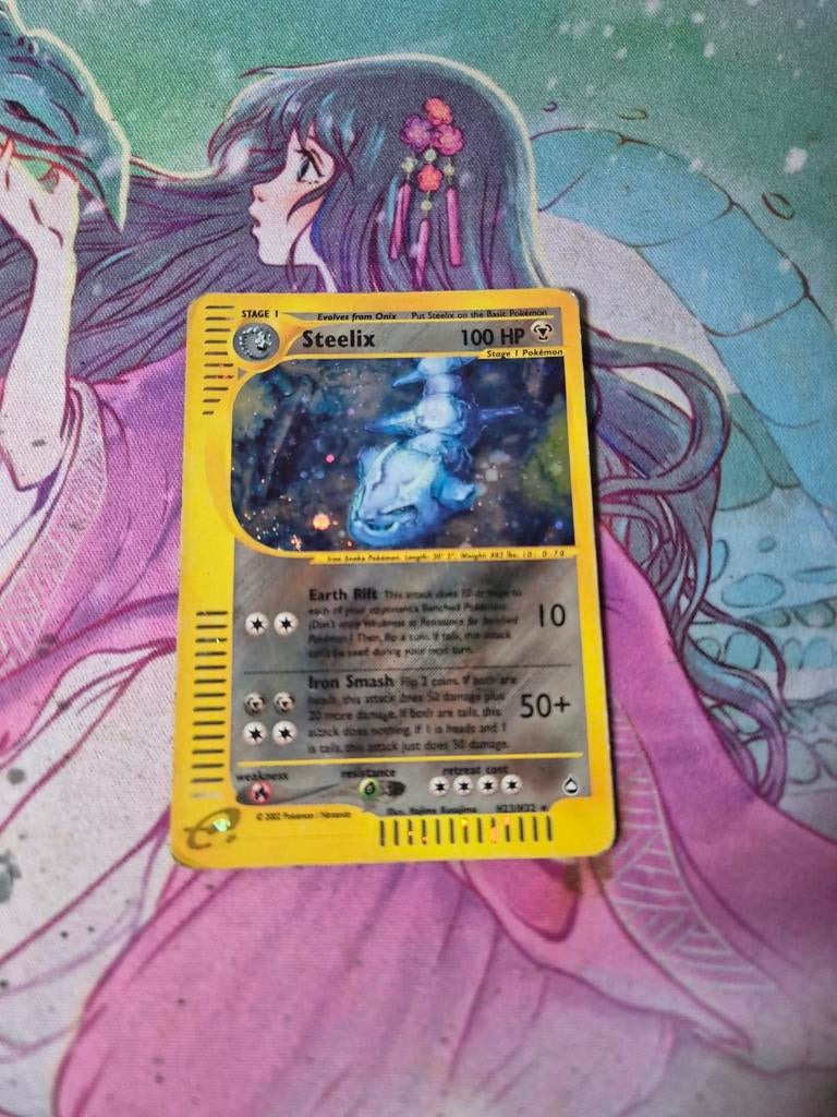 Steelix Aquapolis pokemon kaart, Ophalen of Verzenden, Zo goed als nieuw
