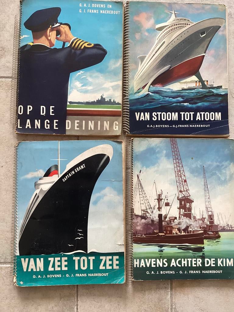 4 Mooie Oude Plaatjes Album. Op de Lange Deining, en…………………., Ophalen of Verzenden, Gebruikt, Overige typen