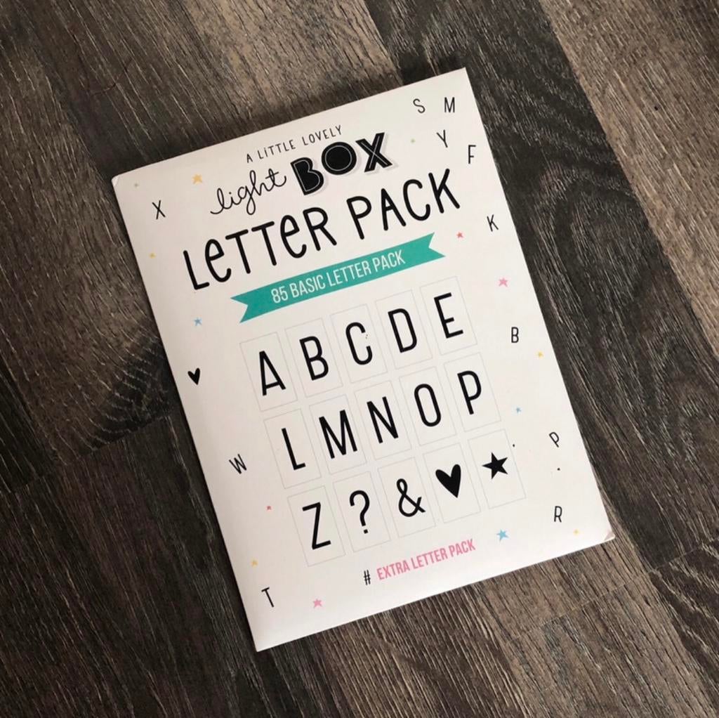 Lightbox letters, Huis en Inrichting, Lampen | Overige, Nieuw, Ophalen of Verzenden