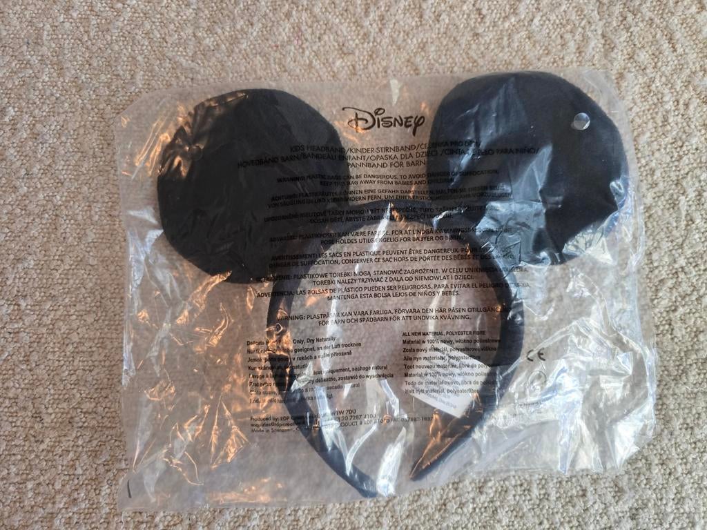 Nieuwe originele Disney Mickey mouse diadeem voor carnaval, Ophalen of Verzenden, Nieuw, Carnaval