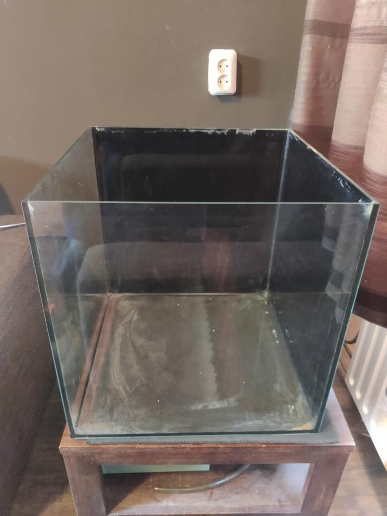 Aquarium 50x50x50cm, Ophalen, Gebruikt, Leeg aquarium