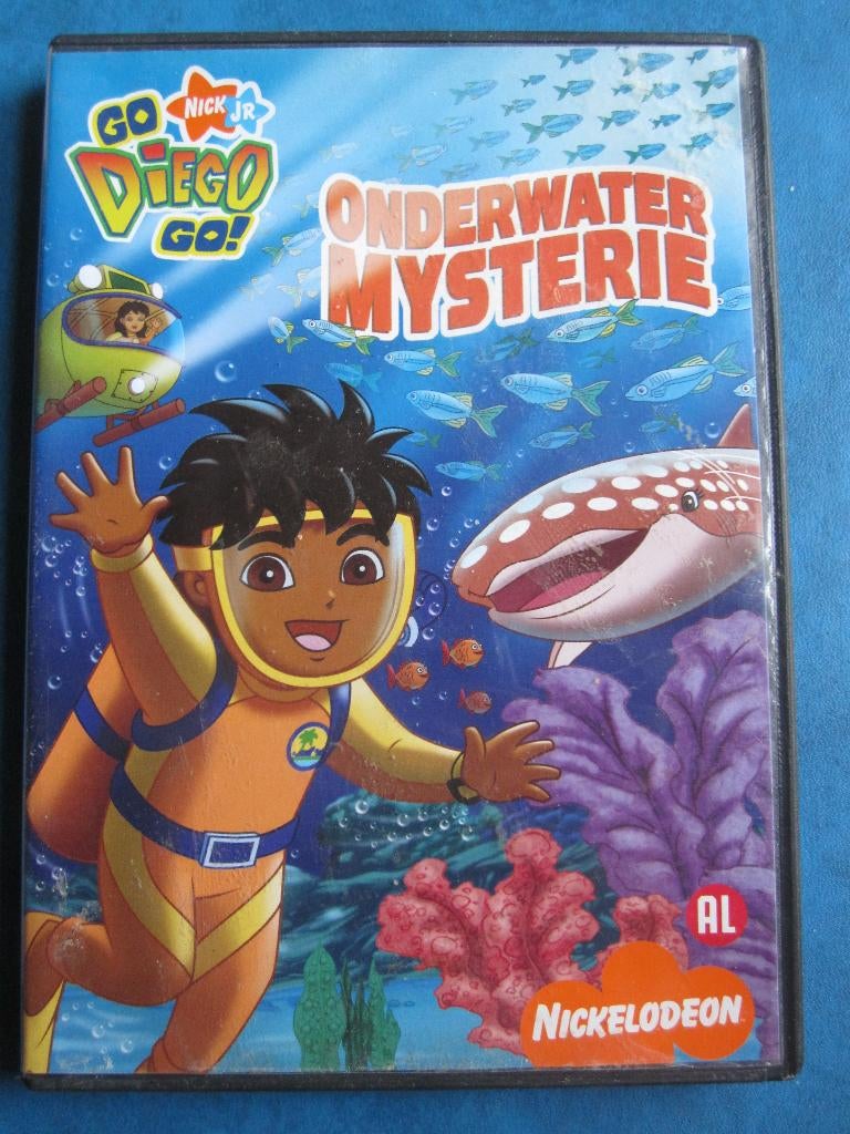 Go, Diego! Go! Onderwater mysterie, Tekenfilm, Ophalen of Verzenden, Zo goed als nieuw, Alle leeftijden