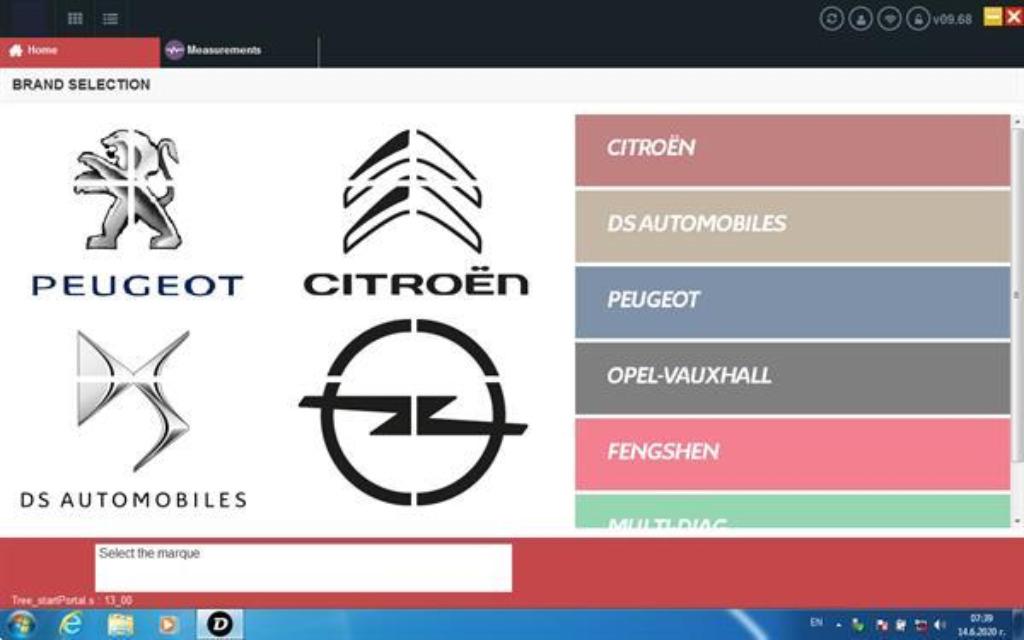 PSA Diagbox 9.96 + Lexia 3 / PP2000 921815C + Kabels + WIFI, Auto diversen, Autogereedschap, Ophalen of Verzenden, Nieuw