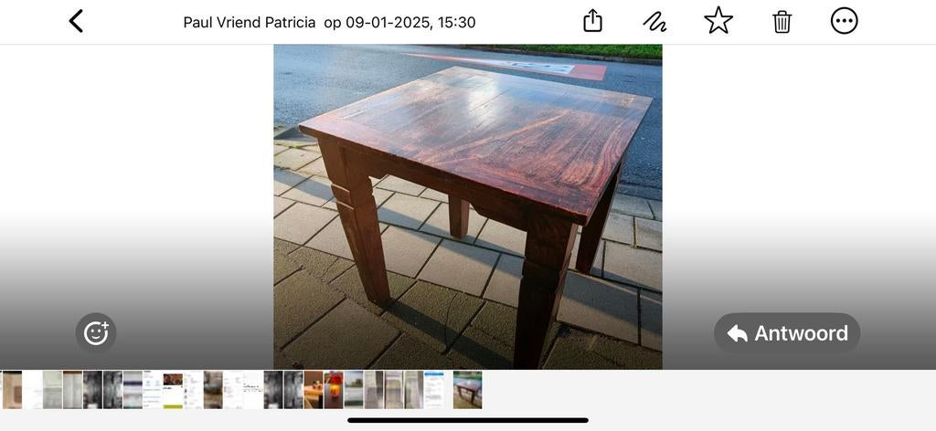 Horecatafels rustiek massief, Zakelijke goederen, Horeca | Meubilair en Inrichting, Ophalen, Meubilair